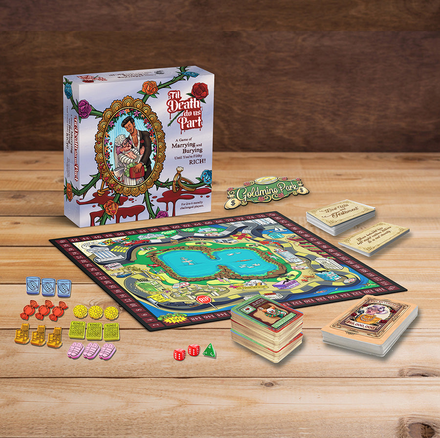 Hand-Signed DELUXE EDITION "Til Death Do Us Part" - Table-Top Strategy Game for Adults.