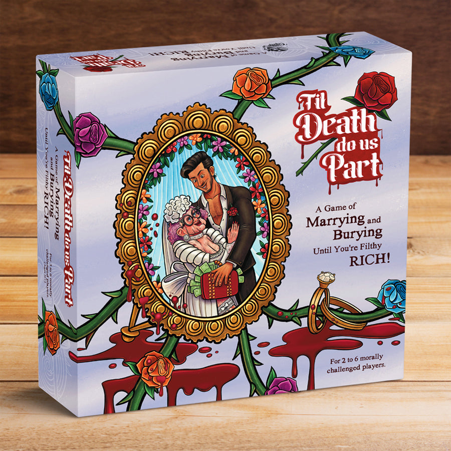 DELUXE EDITION!  Til Death Do Us Part - A Table-Top Strategy Board Game for Adults.