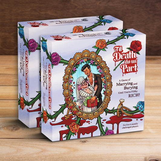 DELUXE ED. 2 PK!  Til Death Do Us Part - Table-Top Strategy Game for Adults.